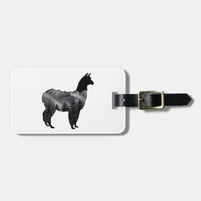 NattLlama Bagagebricka (Horisontell Framsida)