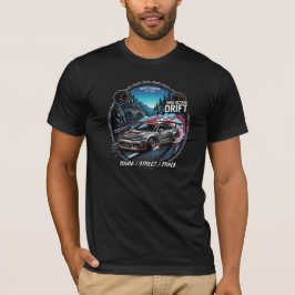 Nattlöparna High Octane Touge Drift JDM Grafik T Shirt