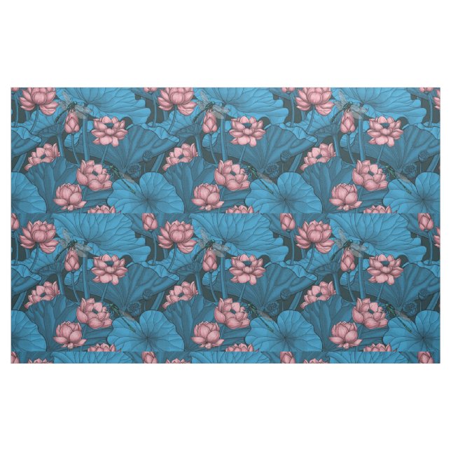 Nattlotus trädgård tyg (Fat Quarter)