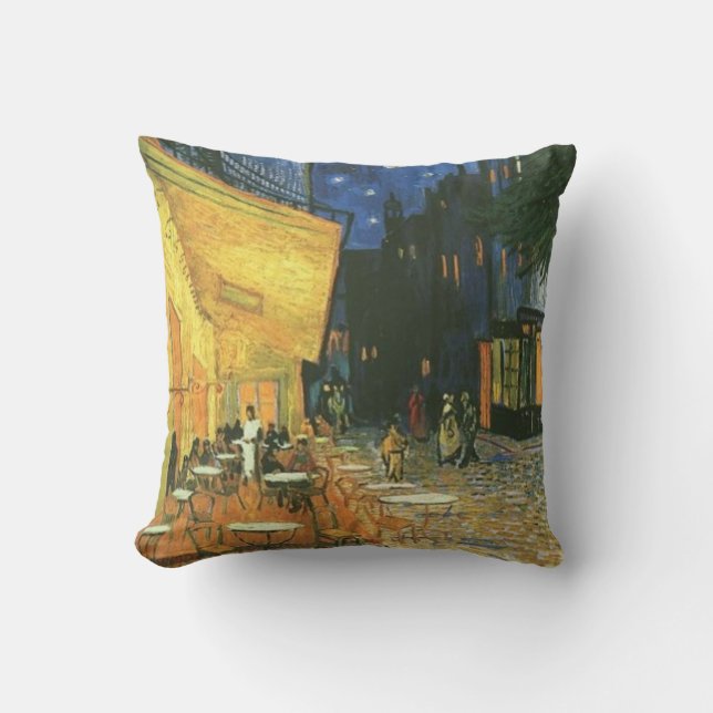 Nattmålning av van Gogh Pillow Kudde (Framsida)