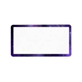 Nattmarkering Himmel Starlight Lila Bröllop Adressetikett