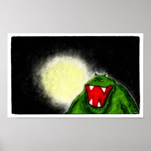 Nattmonster Poster (Framsidan)