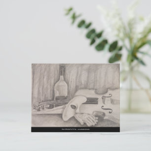 "Nattmusik" av T.S. Däck Card Kort
