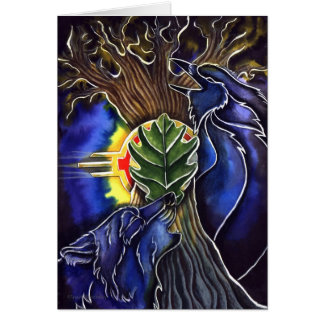 NattOak Hälsningskort