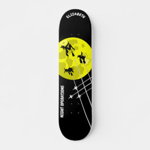 Nattoperationer Rolig Anpassningsbar Mini Skateboard Bräda 18,5 Cm