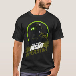 Nattoperatör Förbli Osynlig Taktisk Vision T Shirt