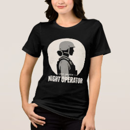 Nattoperatör Vintage Dam Taktisk T-Shirt