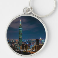 Nattplats av Taipei 101, Taiwan