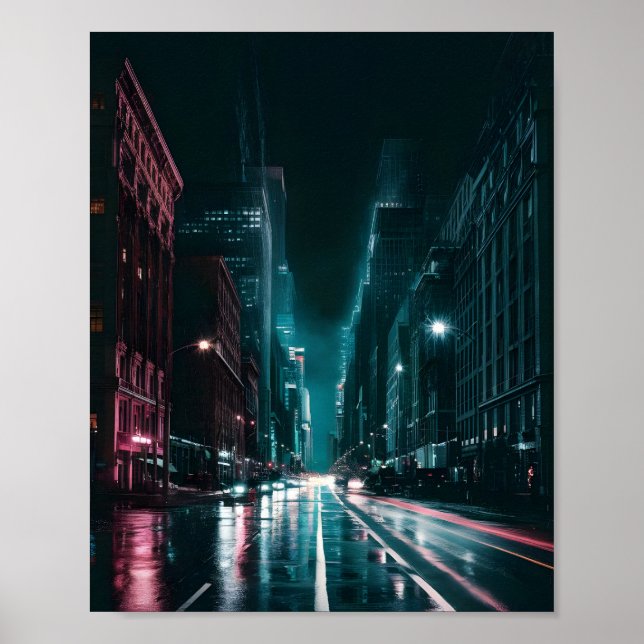 Nattpuls: Urban Vibrance Poster (Framsidan)