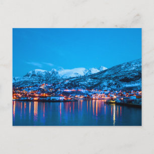 Nattreflektioner i Norge Vykort