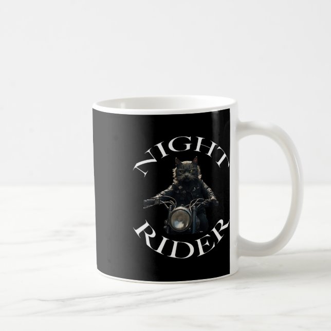 Nattrider Bad Cat Kaffemugg (Höger)
