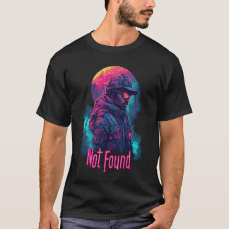 Nattscen i Neon Militär Futuristiska Explorer T Shirt
