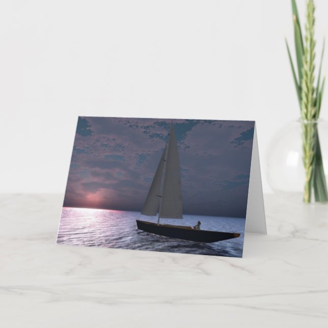 Nattsegling Kort (Framsida)