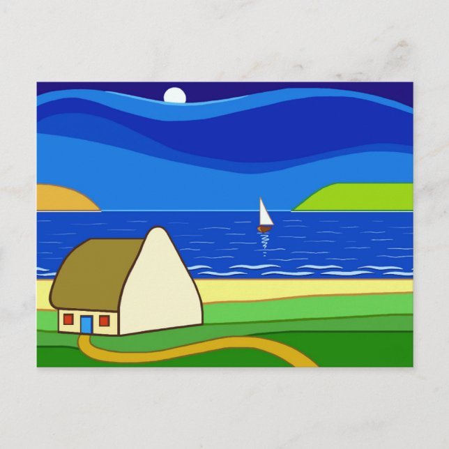 Nattsegling Vykort (Framsida)