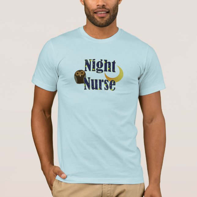 Nattsjuksköterskaskjorta Tee Shirt (Framsida)