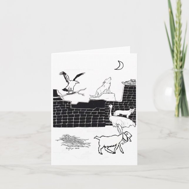 Nattskapelser Tack Kort (Framsida)