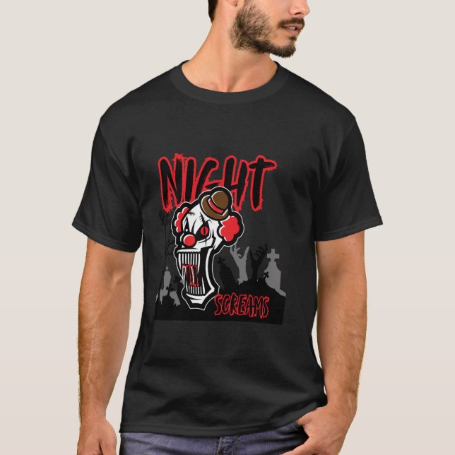 Nattskärmar den djävulska clown V2 T Shirt (Framsida)