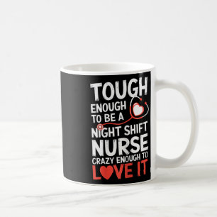Nattskift Nurse Funny Rn Rt Us Nurse Kaffemugg