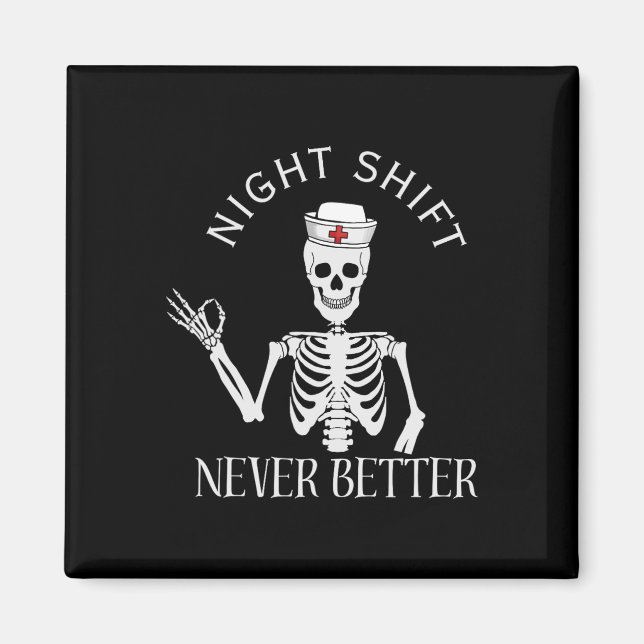 Nattskift Nurse Icu Rn Er Cvicu Nicu Ed Np Hallo Magnet (Framsidan)