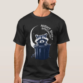 Nattskift-specialister - Funny Raccoon T Shirt