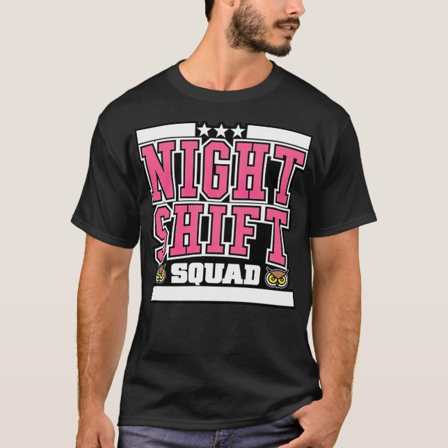 Nattskift-torget är vatten min vän t shirt (Framsida)