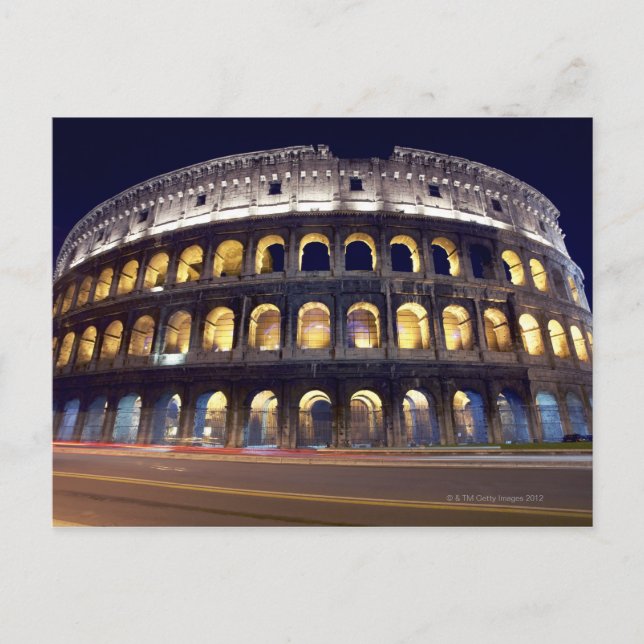 Nattskott Colosseum Vykort (Framsida)