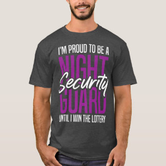 Nattskydd LotteryOfficer Security Guard T Shirt