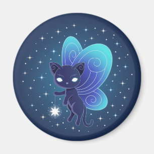 Nattstjärna Fe Pixie Katt Magnet