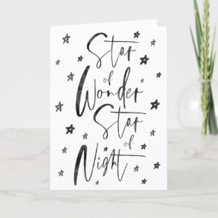 nattstjärnan Starry Night Fox Helgkort