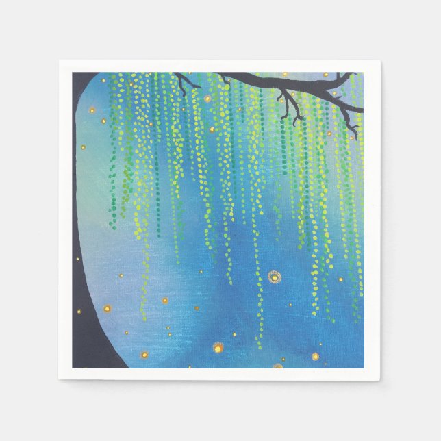 Nattstjärnor och Kryp Pappersservett (Framsidan)