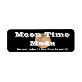 Natttid med etikett returadress etikett