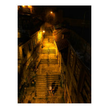 Natttid, resa, genom Porto