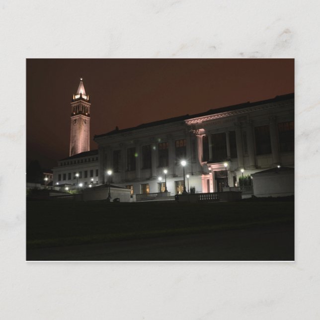 Natttid U.C. Berkeley Vykort (Framsida)