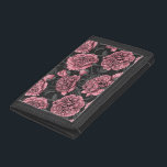 Nattträdgård i rosa och grått<br><div class="desc">Blommor från rosa i hand plockade,  sömlös mönster design.</div>