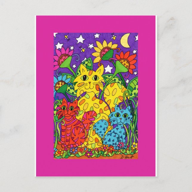 Nattträdgård Vykort (Framsida)