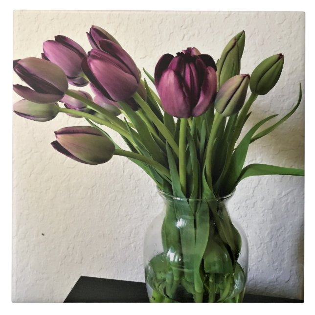 Natttulips drottning kakelplatta (Framsidan)