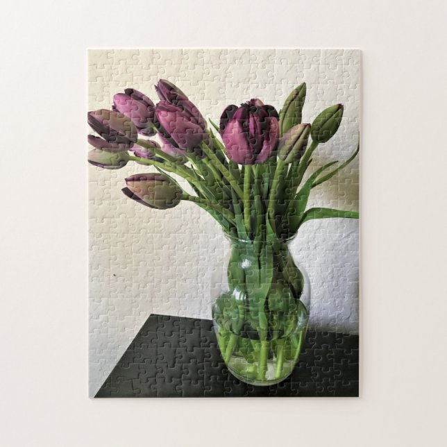 Natttulips drottning pussel (Vertikal)