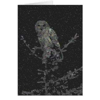 Nattuggla Hälsningskort