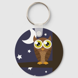 "Nattuggla" Keychain Nyckelring