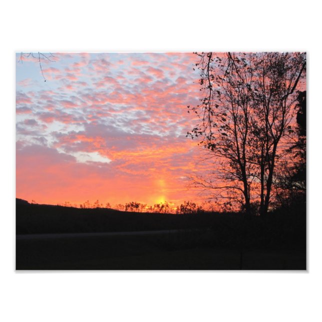 Nattutandning av himlen fototryck (Framsidan)