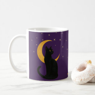 Nattvakter - svart Halloween-kort Kaffemugg