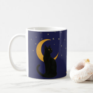 Nattvakter - svart Halloween-kort Kaffemugg