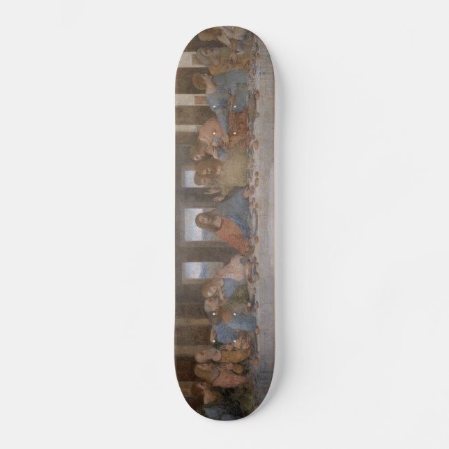 Nattvarden av Leonardo da Vinci Old School Skateboard Bräda 18 Cm (Framsida)