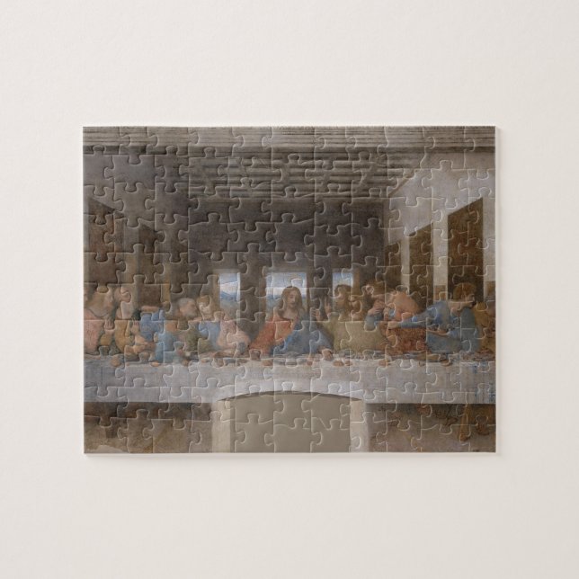 Nattvarden av Leonardo da Vinci Pussel (Horisontell)