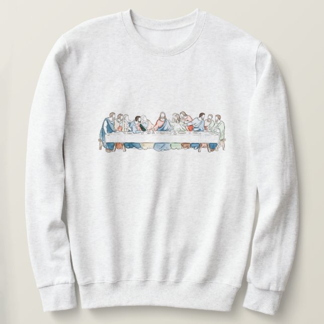 Nattvarden  lång ärmad tröja (Design framsida)