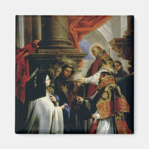 Nattvardsgång av St Teresa av Avila c.1670 Magnet