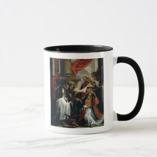 Nattvardsgång av St Teresa av Avila c.1670 Mugg
