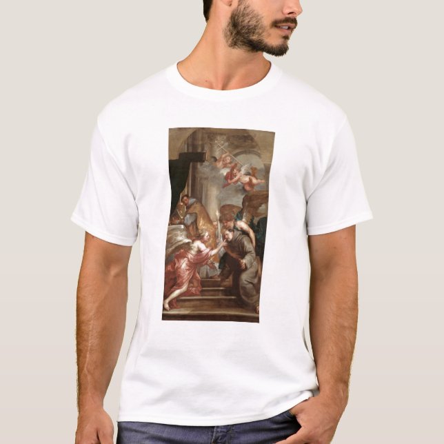 Nattvardsgången av St Bonaventure Tee Shirt (Framsida)