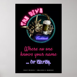 Nattvarg - Diven (Design #1) Poster