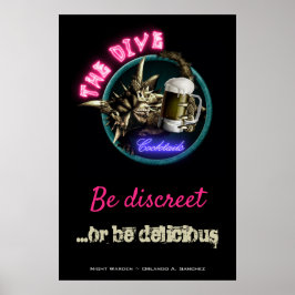 Nattvarg - Diven (Design #2) Poster